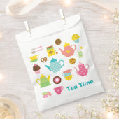 Tea Time Favor Bags Bedankzakje (Geknipt)