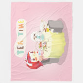 Tea Time Fleece Deken (Voorkant)