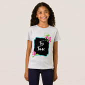 Tea Time Girls' Fine T-Shirt (Devant entier)