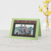 "Tea Time In The Fields" Carte de la Saint Patrick (Fleur jaune)