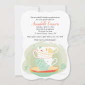 Tea Time Invitation Kaart (Voorkant)