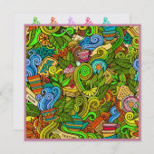 Tea Time Invitations de fête irrésistible (Devant / Derrière)