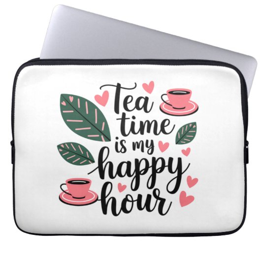 Tea Time Is My Happy Hour - Sac électronique (Devant)