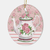 Tea Time Keramisch Ornament (Links)