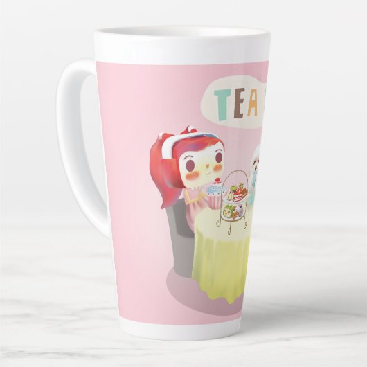 Tea Time Latte Mok (Linkerhoek)