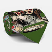 Tea Time - Mad Hatter mannen Stropdas (Opgerold)