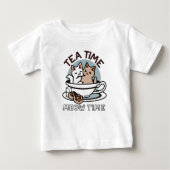 Tea Time Meow Time - Schattige kat en thee ontwerp (Voorkant)