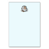 Tea Time Meow Time - Schattige kat en thee ontwerp Kaart (Achterkant)
