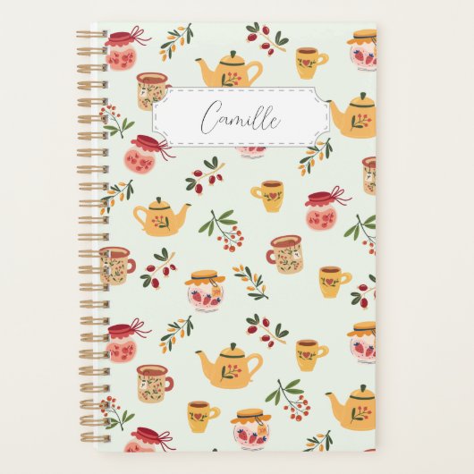 Tea Time personnalisable Motif sans faille (Devant)