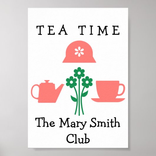 Tea Time Poster (Voorkant)