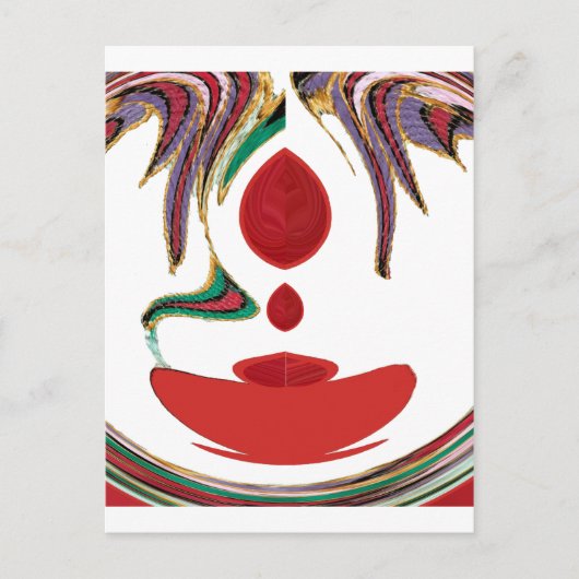 Tea Time Red Tea.png Briefkaart (Voorkant)