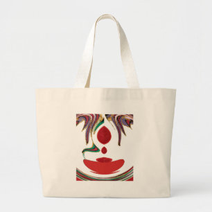 Tea Time Red Tea.png Grote Tote Bag
