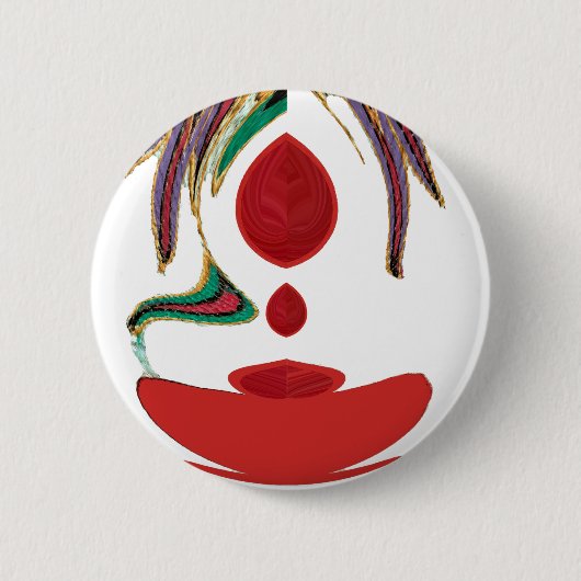 Tea Time Red Tea.png Ronde Button 5,7 Cm (Voorkant)