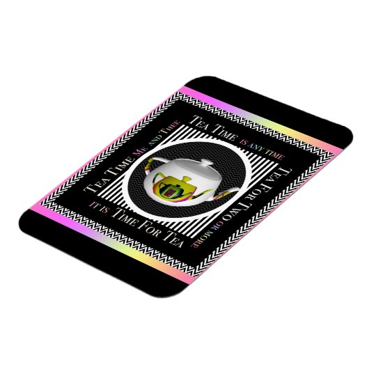 Tea Time Refrigerator Magneet (Linkerzijde)