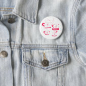 Tea Time Round Badge Ronde Button 5,7 Cm (In situ)