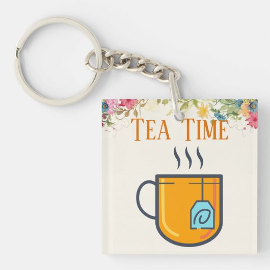 Tea Time Sleutelhanger (voorkant)