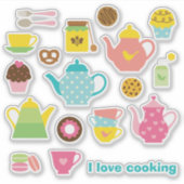 Tea Time Sticker Sheet (Voorkant)