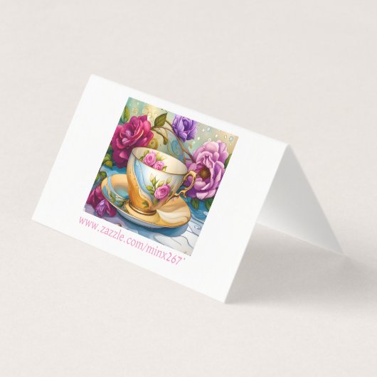 Tea Time - Tea Cup Art (Back)