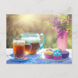 Tea time Tea cup carte postale pour le post-croise