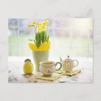 Tea time Tea cup carte postale pour le post-croise