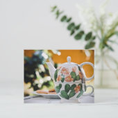 Tea time Tea cup carte postale pour le post-croise (Debout devant)