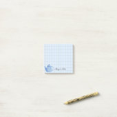 Tea Time Teapot - Personalized Grid Sticky Notes (Op bureau)