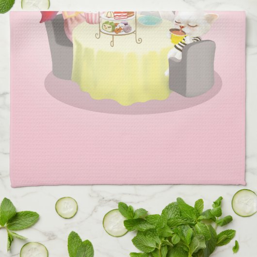 Tea Time Theedoek (Gevouwen)