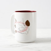 Tea Time Tweekleurige Koffiemok (Voorkant links)