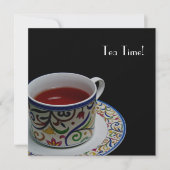 Tea Time. Uitnodiging (Voorkant)