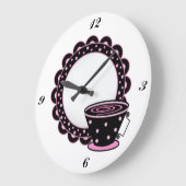 Tea Time Wall klok (Hoek)