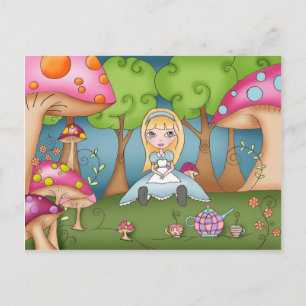 Tea Time with Alice - Briefkaarten