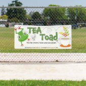 Tea Toad Tea Trailer Banner (Insitu)