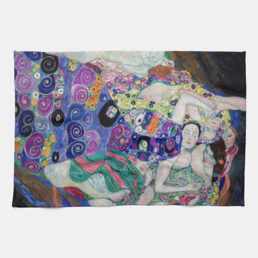 TEA TOWEL : GUSTAV KLIMT : VIRGIN THEEDOEK (Horizontaal)