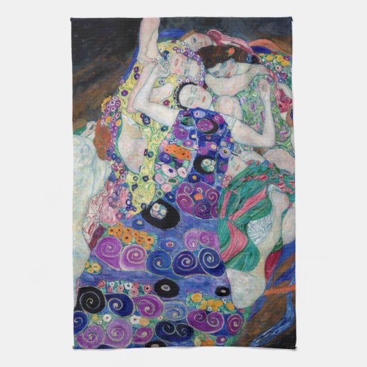 TEA TOWEL : GUSTAV KLIMT : VIRGIN THEEDOEK (Verticaal)