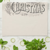 TEA TOWEL :  " MERRY CHRISTMAS " THEEDOEK (Gevouwen)
