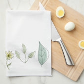 Tea Towel - Summer Leaves Theedoek (Quarter Fold)