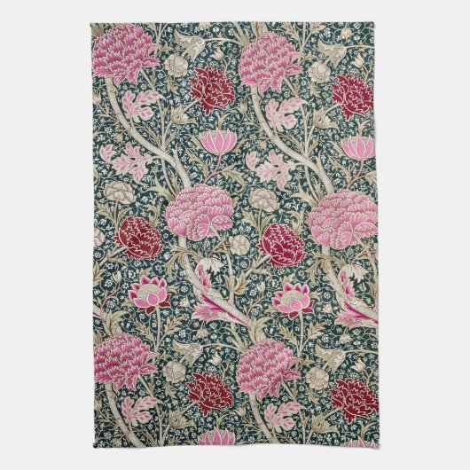 TEA TOWEL : WILLIAM MORRIS : KRAY DESIGN THEEDOEK (Verticaal)