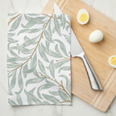 TEA TOWEL : WILLIAM MORRIS : WILLOW THEEDOEK (Quarter Fold)