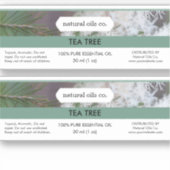 Tea Tree Essential Huiles Parfum Étiquette bouteil (Devant)