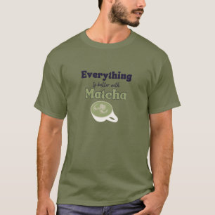 Tea vert Matcha, T-shirt Meilleur Teas