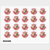 Teach Compassie Ronde Sticker (Vel)
