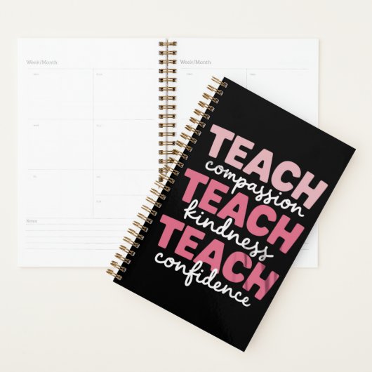 Teach Cute Teacher Life Education Inspirational  (Devant avec enveloppe)