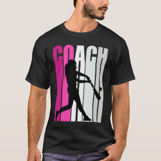 Teach Female Baseballteacher Master Coach Softball T-shirt