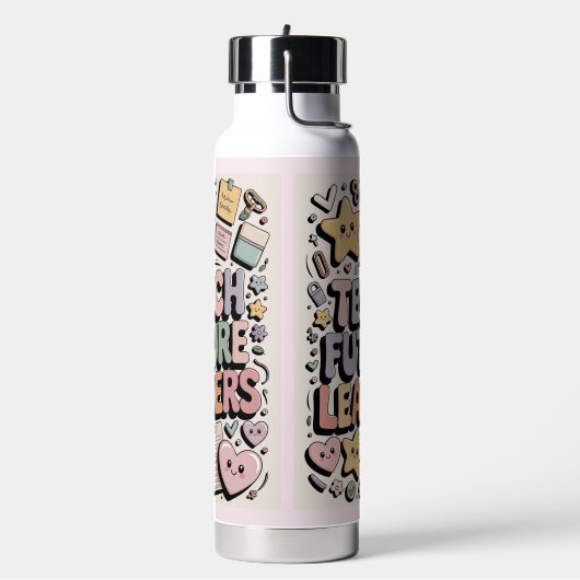 "Teach Future Leaders" Educator Water Bottle Waterfles (Links)