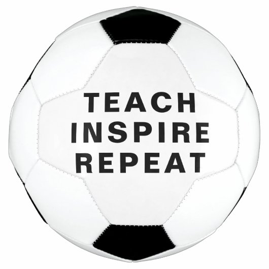 Teach Inspire Repeat Motivational Design (Devant)