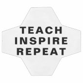 Teach Inspire Repeat Motivational Design Voetbal (Enkel)