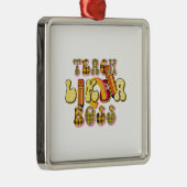 Teach like a boss metalen ornament (Rechts)