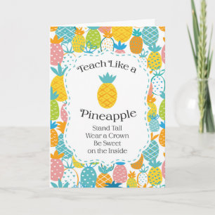 Teach like a Pineapple valuation Kaart