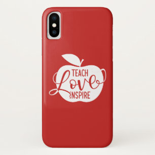 Teach Love Inspire iPhone X Hoesje