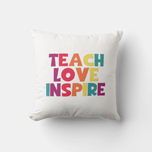 Teach Love Inspire Kussen